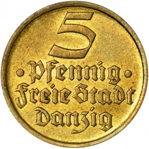 Free City of Danzig, 5 pfennig 1932