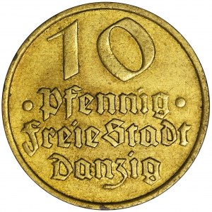 Free City of Danzig, 10 pfennig 1932