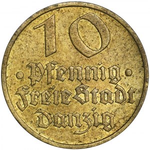 Free City of Danzig, 10 pfennig 1932