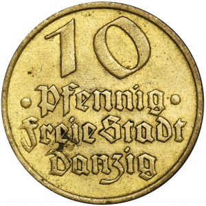 Free City of Danzig, 10 pfennig 1932