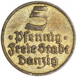 Free City of Danzig, 5 pfennig 1932