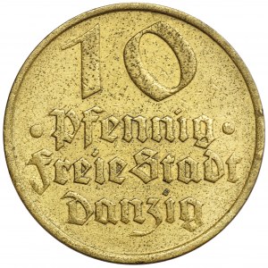 Free City of Danzig, 10 pfennig 1932