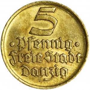 Free City of Danzig, 5 pfennig 1932