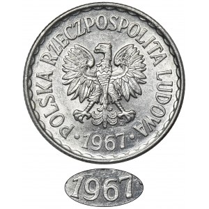 1 złoty 1967 - RZADKI