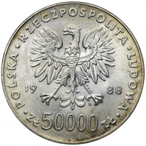 50.000 złotych 1988 Piłsudski