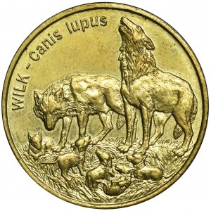 2 złote 1999 Wilk