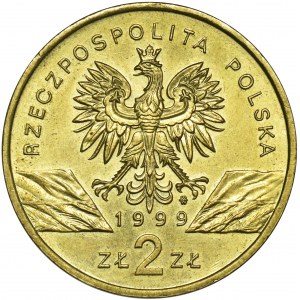 2 złote 1999 Wilk