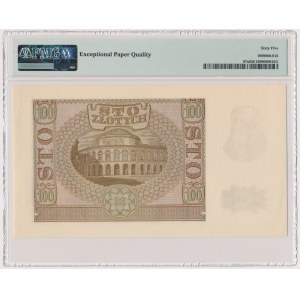 100 złotych 1940 - Fałszerstwo ZWZ - B - PMG 65 EPQ