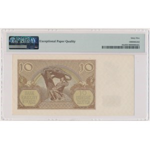 10 złotych 1940 - N - London Counterfeit - PMG 65 EPQ