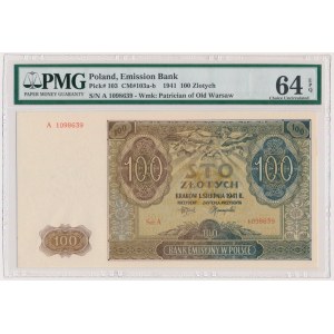 100 złotych 1941 - A - PCG 64 EPQ