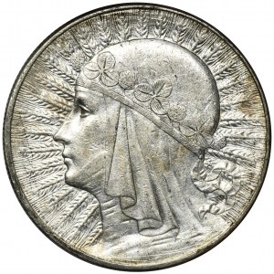 Głowa Kobiety, 10 złotych Warszawa 1932