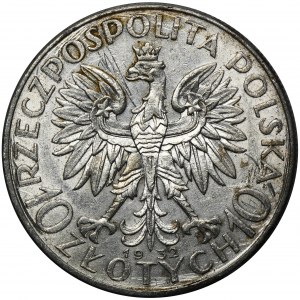 Głowa Kobiety, 10 złotych Warszawa 1932