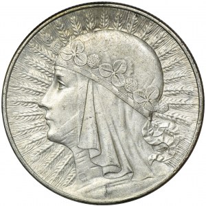 Głowa Kobiety, 10 złotych Warszawa 1933