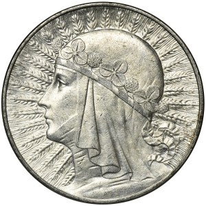 Głowa Kobiety, 10 złotych Warszawa 1932