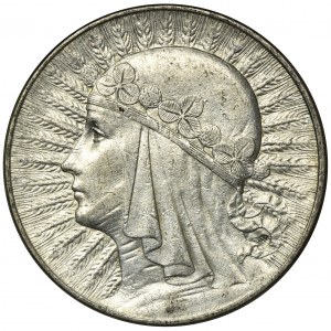 Głowa Kobiety, 10 złotych Warszawa 1932