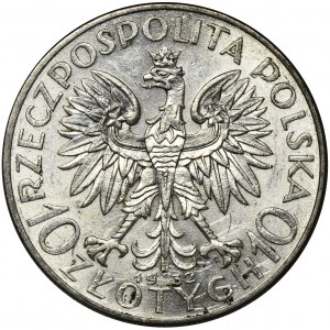 Głowa Kobiety, 10 złotych Warszawa 1932