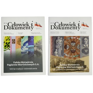 Zestaw PWPW, Żubry + znw. PWPW - magazyn Człowiek i Dokumenty (2 szt.)