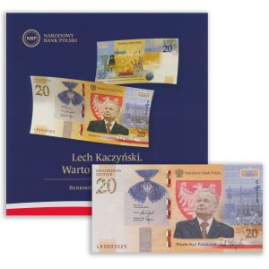 20 złotych 2021 - L. Kaczyński -