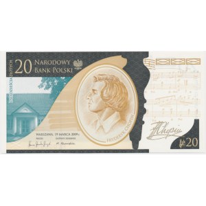 20 złotych 2010 - Fryderyk Chopin -