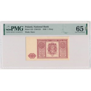 1 złoty 1946 - PMG 65 EPQ