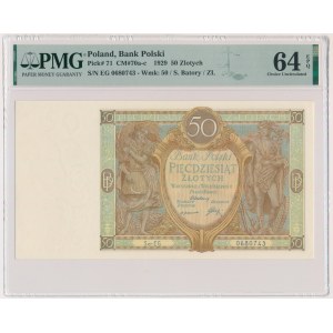 50 złotych 1929 - Ser.EG. - PMG 64 EPQ