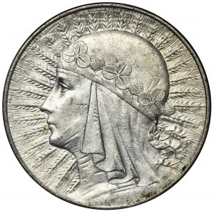 Głowa Kobiety, 10 złotych Warszawa 1932