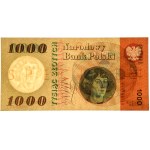 1.000 złotych 1965 - WZÓR - A - nadruk pomarańczowy