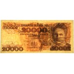 20.000 złotych 1989 - Y - rzadka seria