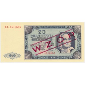 20 złotych 1948 - WZÓR - KE -