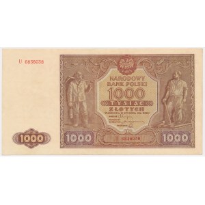 1.000 złotych 1946 - U -