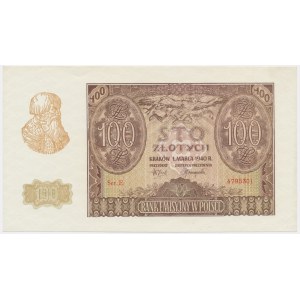 100 złotych 1940 - E -