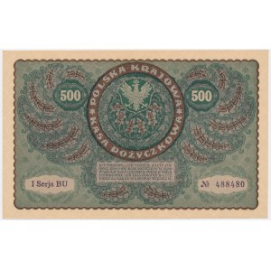 500 marek 1919 - I Serja BU -