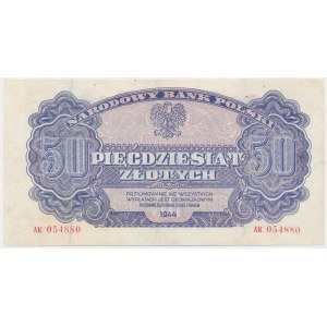 50 złotych 1944 ...owym - AK -