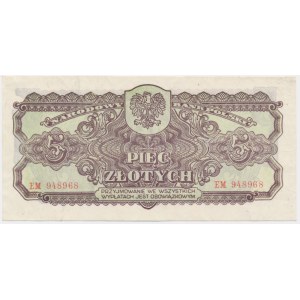 5 złotych 1944 ...owym - EM -