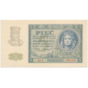 5 złotych 1940 - A -