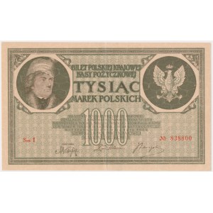 1.000 marek 1919 - Ser. I -