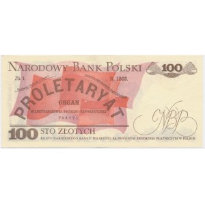 100 złotych 1988 - NP - DESTRUKT