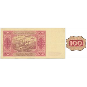 100 złotych 1948 - GR - bez ramki