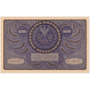 1.000 marek 1919 - I Serja CT -