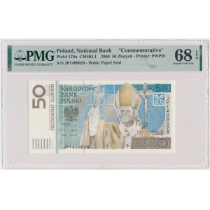 50 złotych 2006 - Jan Paweł II - PMG 68 EPQ