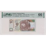 10 złotych 1994 - AA 0000486 - niski numer - PMG 66 EPQ