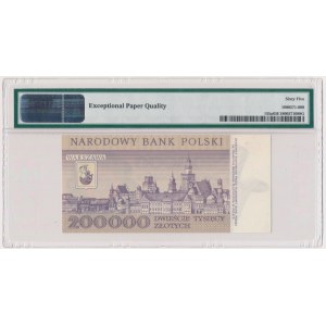 200.000 złotych 1989 - A - PMG 65 EPQ