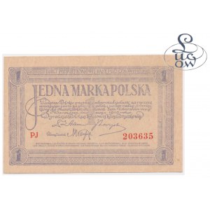 1 marka 1919 - PJ - Kolekcja Lucow -