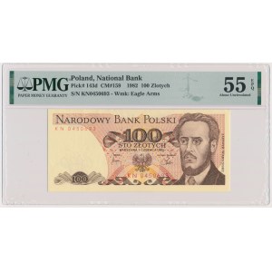 100 złotych 1982 - KN - PMG 55 EPQ