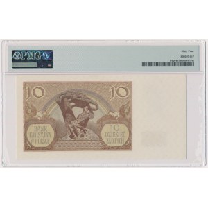10 złotych 1940 - M - London Counterfeit - PMG 64 - rzadka seria