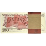 Paczka bankowa 100 złotych 1986 - NW - (100 szt.)