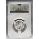 1 złoty 1949 Aluminium