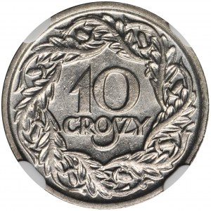 10 groszy 1923 - NGC MS63