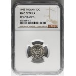 10 groszy 1923 - NGC UNC DETAILS