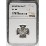 10 groszy 1923 - NGC AU58